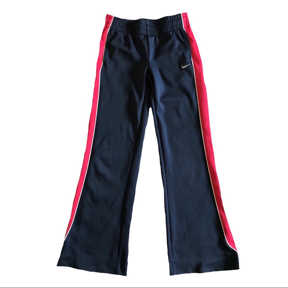Nike Girls Navy Pink Dri-Fit Active Pants Size L